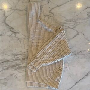 Free People Women's Cream Sweater NWT